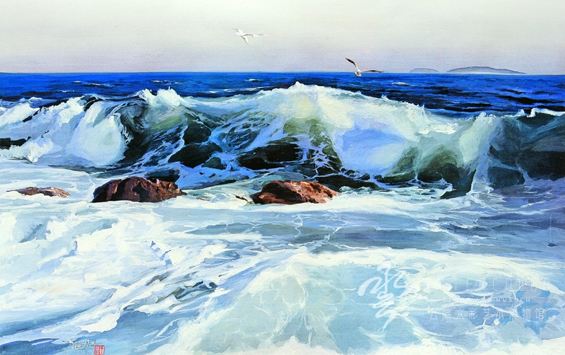 于普洁《海韵》75*105cm